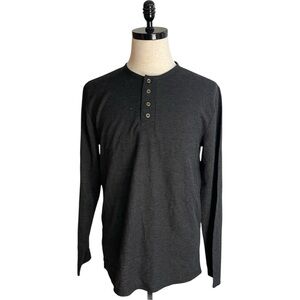 Dockers Thermal Henley Gray